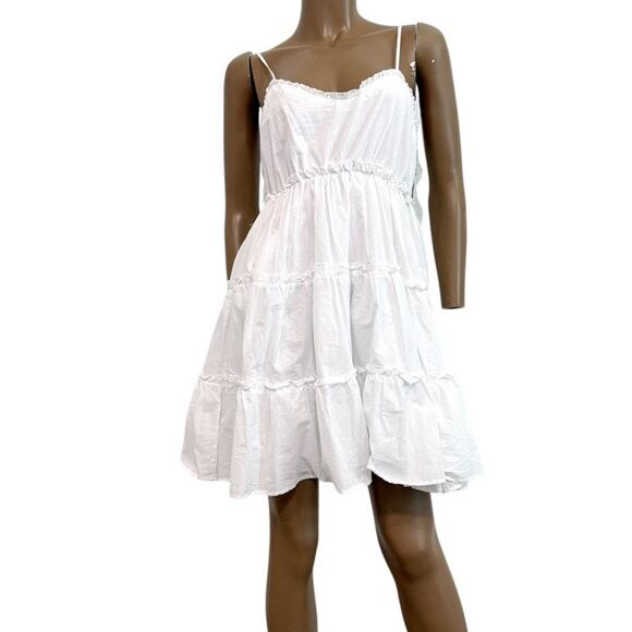 Max & Ash Dresses & Skirts - Max + Ash large smocked back tiered spaghetti strap mini dress D1 2303